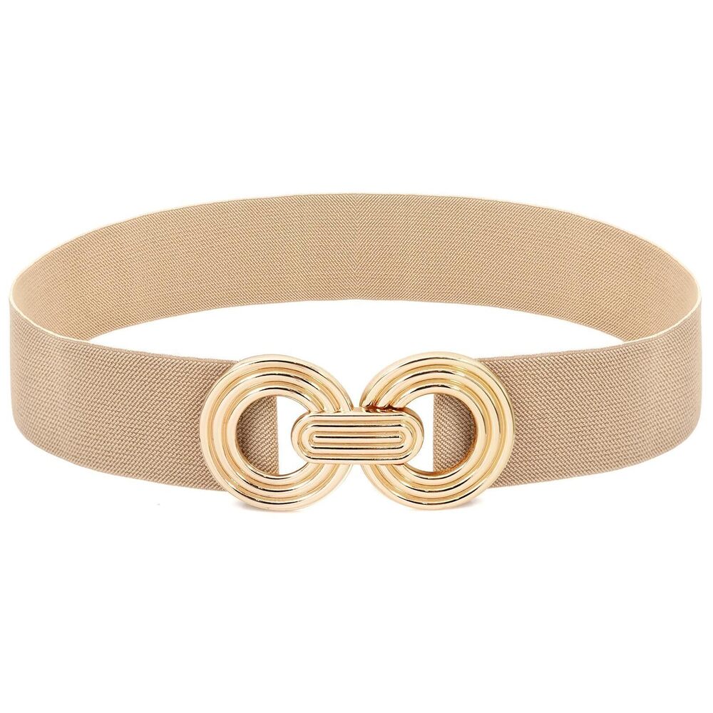 8438 Women's Wide Elastic Waist Belt Fashion Stretchy Waistband